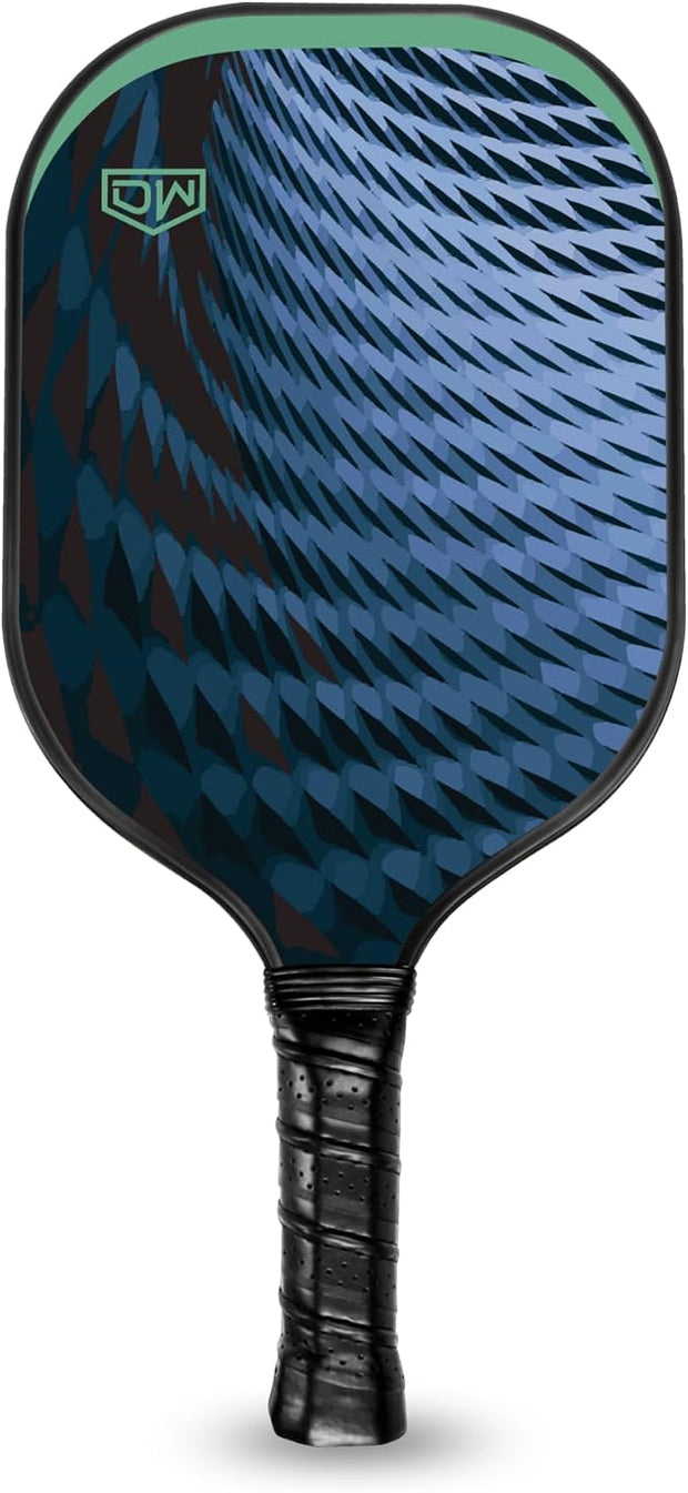DW Tornado Pickleball Paddle – Carbon Fiber Frame, Polypropylene Honeycomb Core, Lightweight with Comfortable Grip, Versatile for All Skill Levels, Ideal for Both Indoor and Outdoor Games