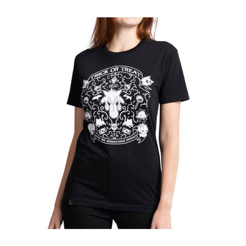 Gengar & Spooky Friends Pokémon Sweet Temptations Black Relaxed Fit Crew Neck T-Shirt - Adult