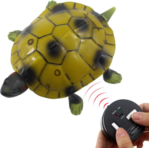 Tipmant RC Turtle IR Remote Control Tortoise Crawl Fake Electric Animal Toy