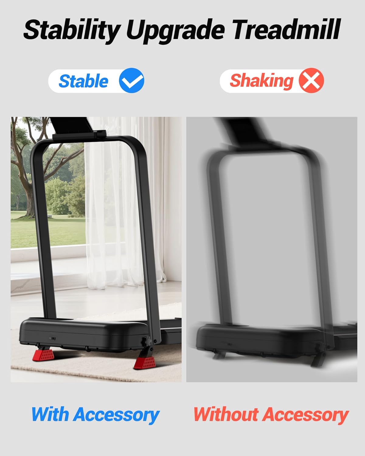 Walking Pad with 15% Incline 2.5HP Foldable Treadmill for Home and Office Under Desk 300LBS Weight Capacity Treadmill