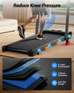 Walking Pad with 15% Incline 2.5HP Foldable Treadmill for Home and Office Under Desk 300LBS Weight Capacity Treadmill