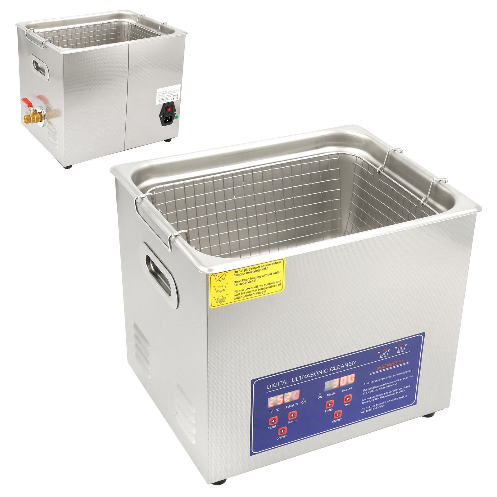 10l Cleaner Ps-40a Cleaner Industrial Equipment Stainless Steel Cleaner With Timer Heater 10L Industrial Equipment