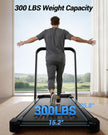 Walking Pad with 15% Incline 2.5HP Foldable Treadmill for Home and Office Under Desk 300LBS Weight Capacity Treadmill