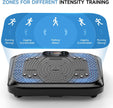 Vibration Plate Exercise Machine, 450 Lbs Capacity Vibrating Plate | 199 Adjustable Speed, P1-P7 Auto Mode Vibration Pad, Full Body Workout Shake Plate with Bluetooth, LED, Remote