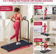 USED LIKE NEW / Walking Pad Treadmill with Incline, Portable Treadmills for Home Small Spaces, 3.0HP Electric Walking Treadmills with Handle Bar, Mini Treadmills for Exercising, 0.6-7.6MPH, 160KG