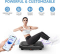 Vibration Plate Exercise Machine, 450 Lbs Capacity Vibrating Plate | 199 Adjustable Speed, P1-P7 Auto Mode Vibration Pad, Full Body Workout Shake Plate with Bluetooth, LED, Remote