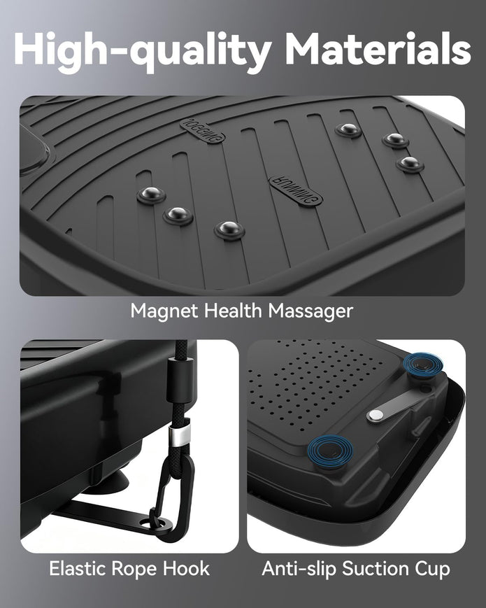Vibration Plate Exercise Machine for Lymphatic Drainage with LED Screen