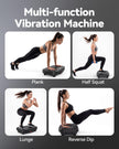 Vibration Plate Exercise Machine for Lymphatic Drainage with LED Screen