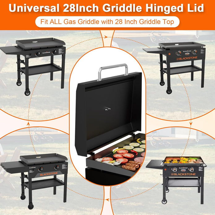 Griddle Lid for Blackstone 28 inch, Universal Grill Cover for Blackstone 28