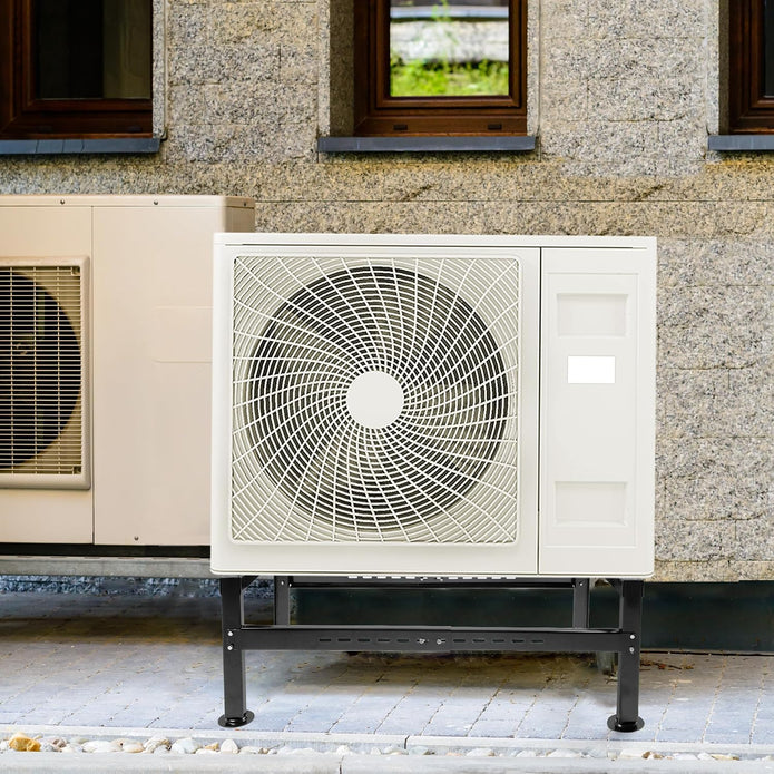 WeCooper Mini Split Ground Stand for 9000-60000BTU, Heavy-Duty Condenser Stand, Mini Split AC Bracket for Ductless Air Conditioners Heat Pump System