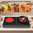 VBGK Electric Cooktop, 110V 3600w Stove top, 22 inch Countertop with 9 Power Levels, LED touch control Overheat Protection