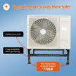 WeCooper Mini Split Ground Stand for 9000-60000BTU, Heavy-Duty Condenser Stand, Mini Split AC Bracket for Ductless Air Conditioners Heat Pump System