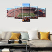 5 Panel Denver Canvas Wall Art American Soccer Prints Sports Artwork Wall Decor Home Picture for Bedroom Living Room Broncos Stadium Paintings Posters Framed Ready to Hang, 50