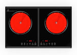 VBGK Electric Cooktop, 110V 3600w Stove top, 22 inch Countertop with 9 Power Levels, LED touch control Overheat Protection