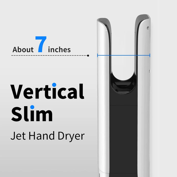 New /Open Box AIKE Slim Vertical Hand Dryer HEPA Filtered For Commercial Bathroom ,Model AK2065