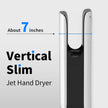 New /Open Box AIKE Slim Vertical Hand Dryer HEPA Filtered For Commercial Bathroom ,Model AK2065