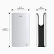 New /Open Box AIKE Slim Vertical Hand Dryer HEPA Filtered For Commercial Bathroom ,Model AK2065