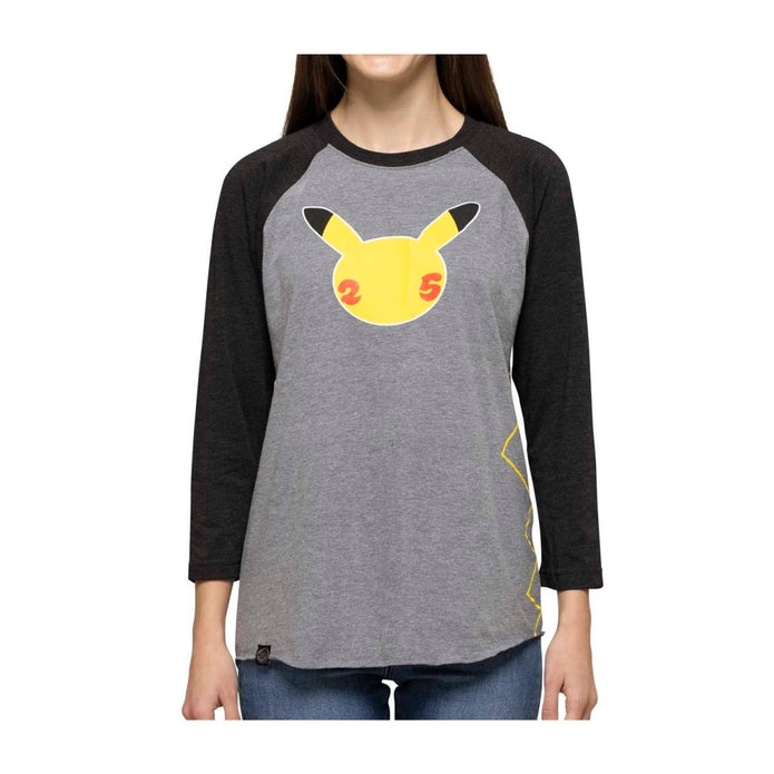 Pokémon Celebration Gray Raglan Shirt - Adult