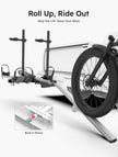 USED/LIKE NEW / Young 2-Bike Ebike Hitch Rack with Ramp, 200 lbs Capacity for Car, SUV