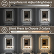 28x36 LED Bathroom Vanity Mirror with Lights Lighted Vanity Mirror for Wall, Anti-Fog