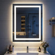 28x36 LED Bathroom Vanity Mirror with Lights Lighted Vanity Mirror for Wall, Anti-Fog