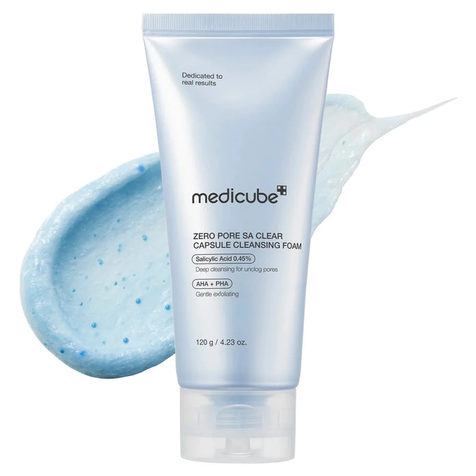 Zero Pore SA Clear Capsule Cleansing Foam by Medicube for Women - 4.23 oz Cleanser