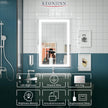 LED Mirror Bathroom Mirror with Lights, Lighted Vanity Mirror, Anti-Fog