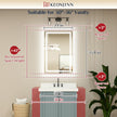 LED Mirror Bathroom Mirror with Lights, Lighted Vanity Mirror, Anti-Fog
