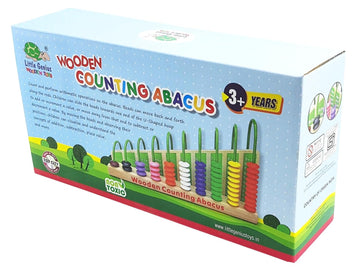 Little Genius Wooden Students Abacus, 3 Years & Above, Preschool Toys