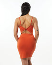 Alphalete Ultrasoft Allure Dress - Orange