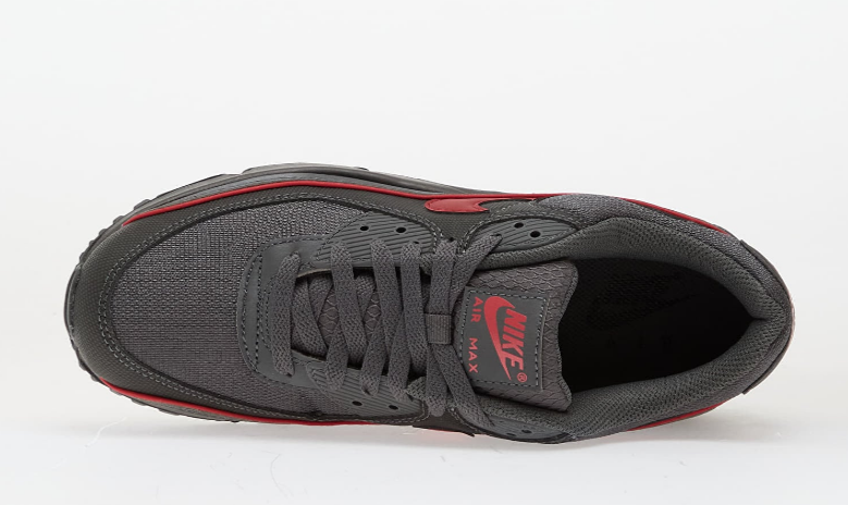 Nike Air Max 90 Premium Iron Grey University Red