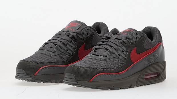 Nike Air Max 90 Premium Iron Grey University Red