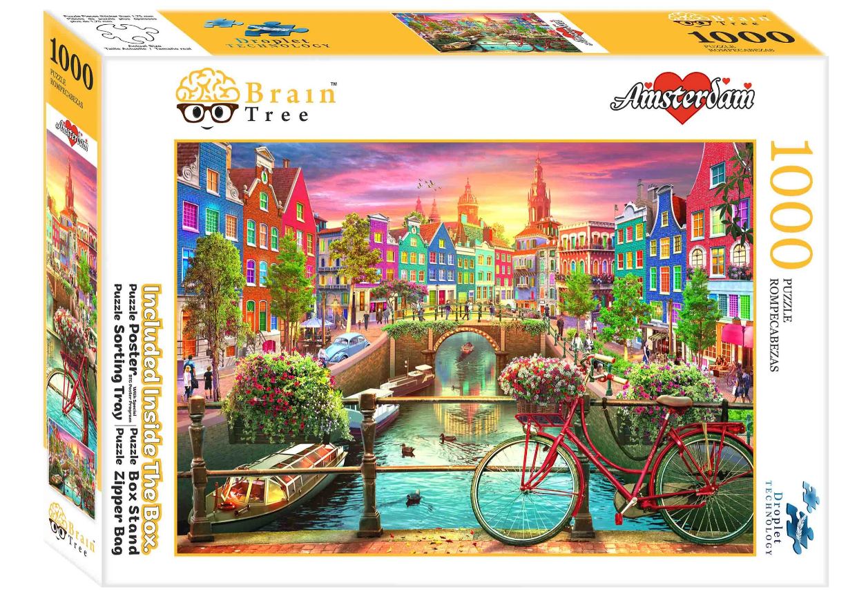1000 Piece Jigsaw Puzzle with a perfect blend /Brain Tree Games /ASSORTED