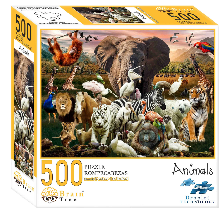 Brain Tree - 500 Pieces Adult Jigsaw Puzzle / ASSORTED