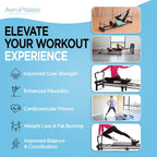 AeroPilates Reformer 651 Whole Body Resistance Pilates Workout Board Machine / 55-4700