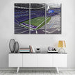Sports Wall Decor American Bank Stadium 3 Pieces Canvas Wall Art Pictures for Home Decoration Minnesota Soccer Game Paintings Prints and Poster Home Decor Framed Ready to Hang, 36