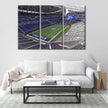 Sports Wall Decor American Bank Stadium 3 Pieces Canvas Wall Art Pictures for Home Decoration Minnesota Soccer Game Paintings Prints and Poster Home Decor Framed Ready to Hang, 36