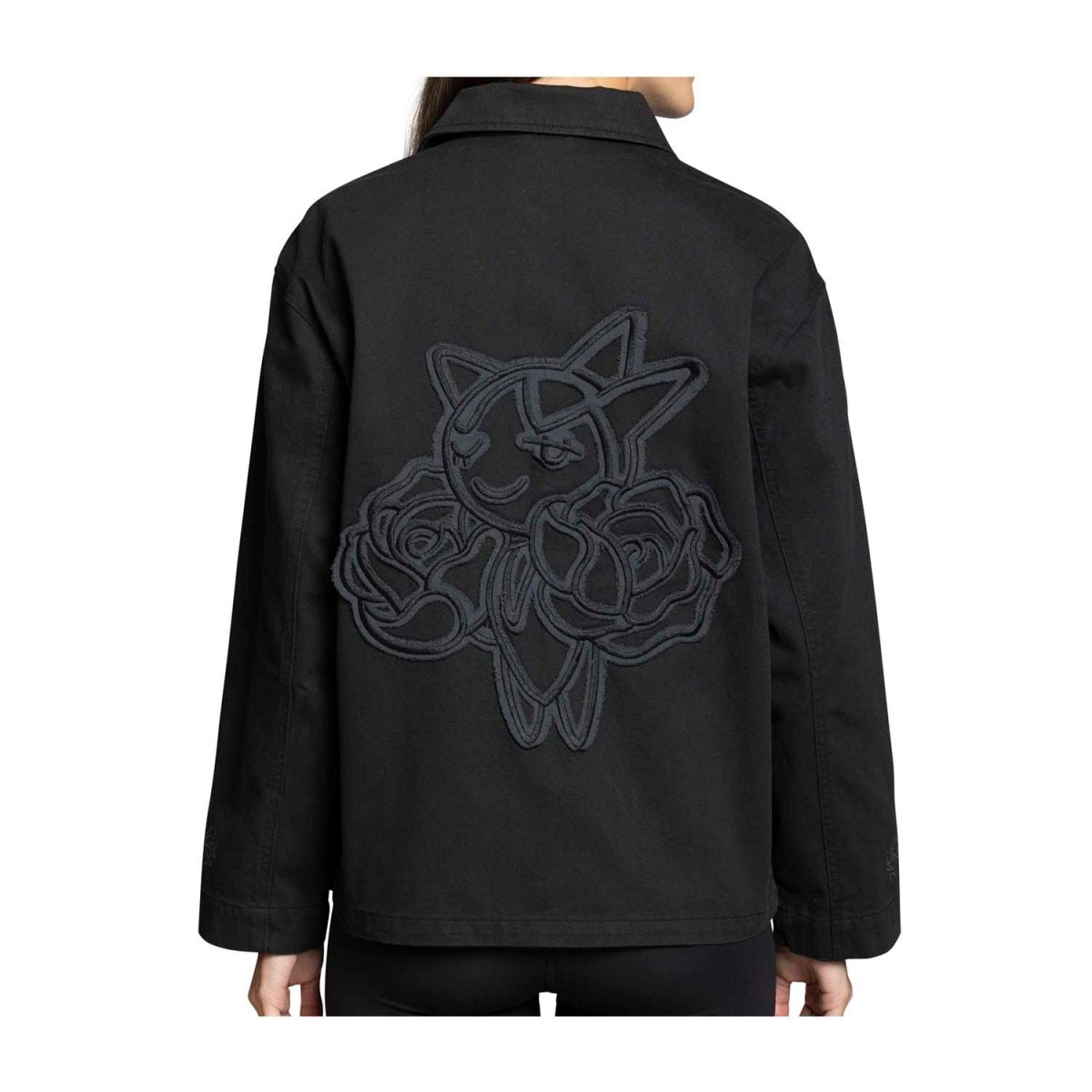 Pokemon Center Budew, Roselia & Roserade Pokémon Nature: Fall Black Utility Jacket - Women/ M