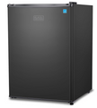 Black+Decker Compact Refrigerator Energy Star Single Door Mini Fridge with Freezer, 2.5 Cubic Ft.