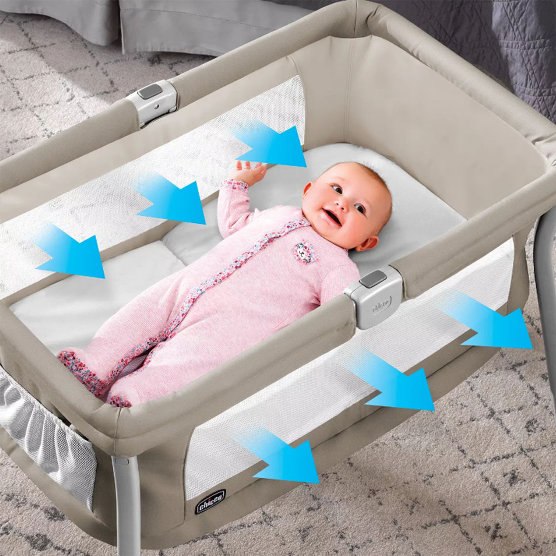 Chicco LullaGo On-the-Go Portable Bassinet