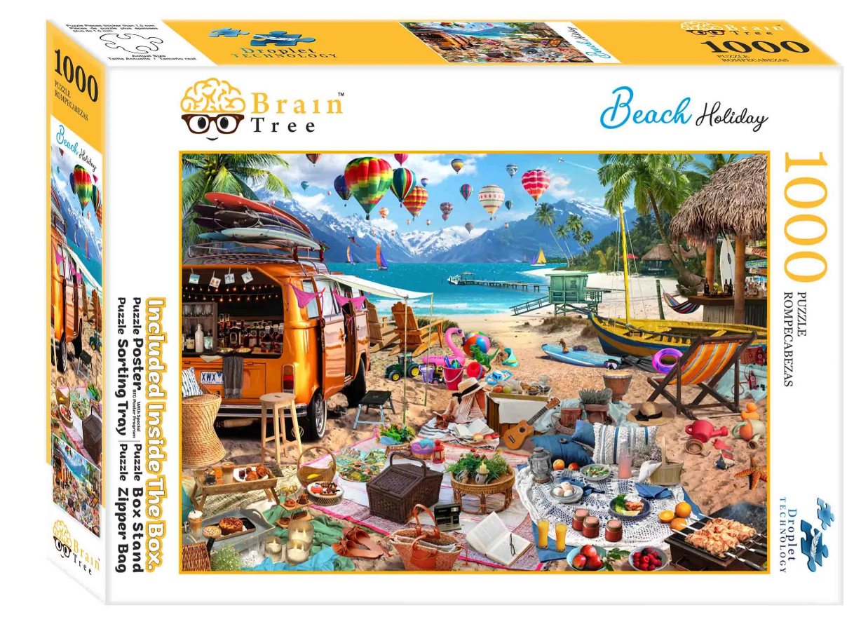 1000 Piece Jigsaw Puzzle with a perfect blend /Brain Tree Games /ASSORTED