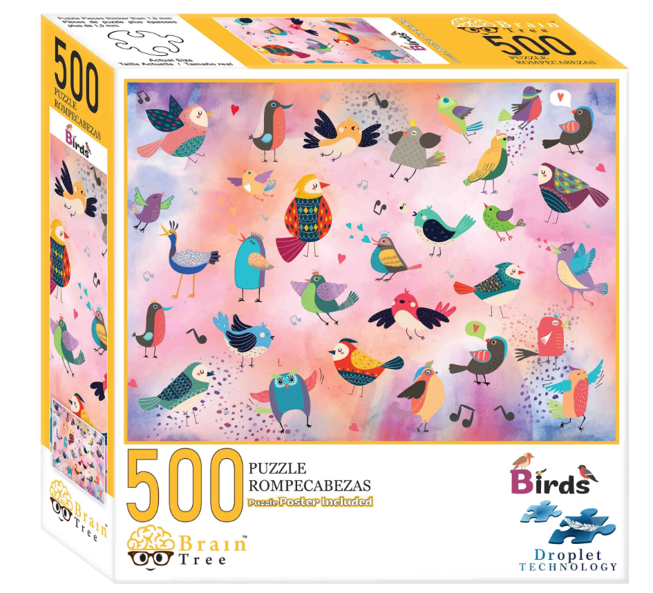 Brain Tree - 500 Pieces Adult Jigsaw Puzzle / ASSORTED