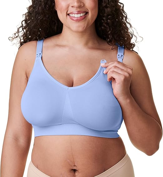 Bravado Designs Nursing Bras for Breastfeeding, Body Silk Seamless Wireless Bras for Women, Full Coverage Maternity Bra