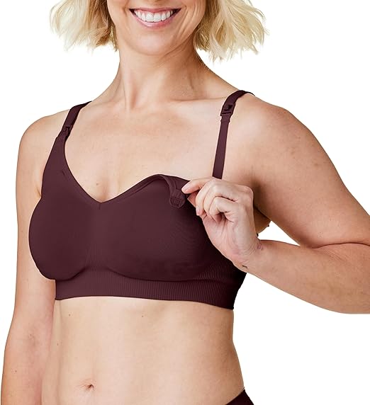 Bravado Designs Nursing Bras for Breastfeeding, Body Silk Seamless Wireless Bras for Women, Full Coverage Maternity Bra