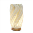 Bedside Vintage Striped Small Corded Night Light Lamp for Nightstand