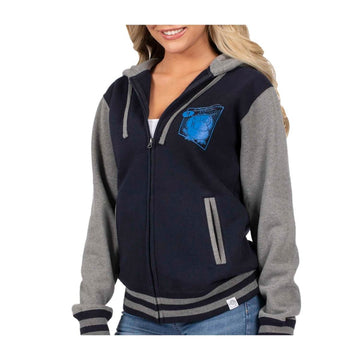 Pokemon Center Psyduck Bewildered Fleece Varsity Hoodie - Adult