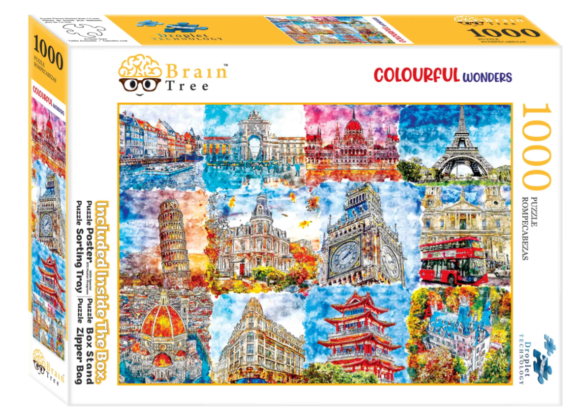 1000 Piece Jigsaw Puzzle with a perfect blend /Brain Tree Games /ASSORTED