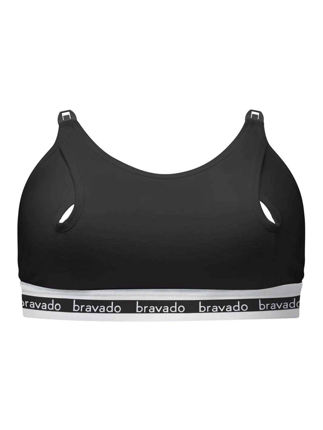 Bravado Designs  Clip and Pump Hands-Free Nursing Sustainable Bra Accessory, Black