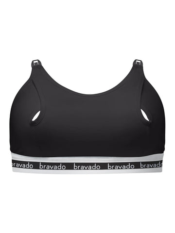 Bravado Designs  Clip and Pump Hands-Free Nursing Sustainable Bra Accessory, Black