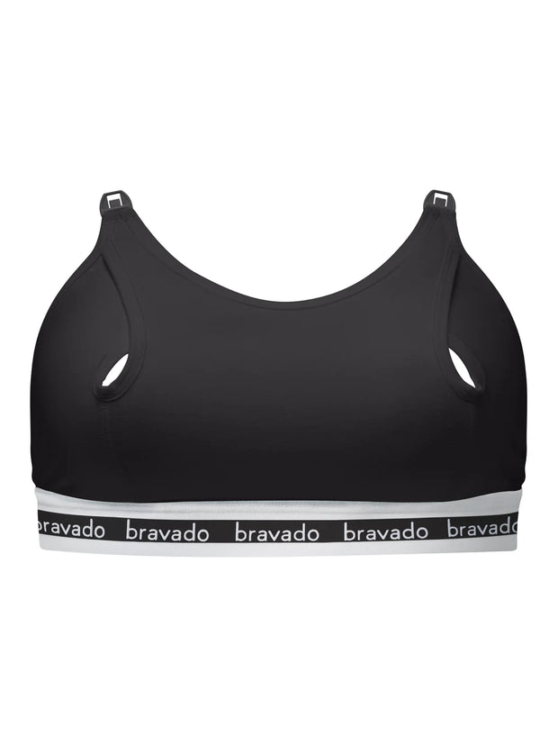 Bravado Designs  Clip and Pump Hands-Free Nursing Sustainable Bra Accessory, Black